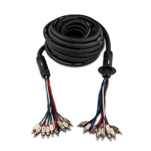 DS18 MDSA10/4.50FT - Snake, Medusa 10 Channel RCA and 4 x 12GA OFC Power Wire 50 Feet