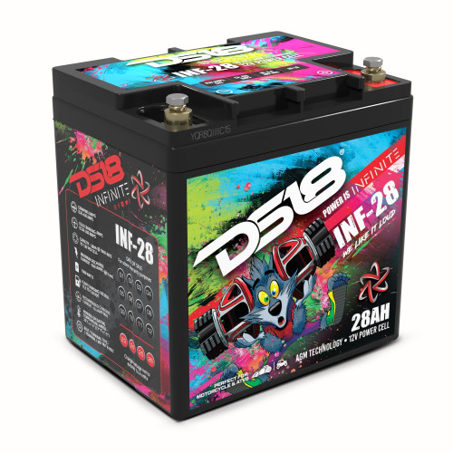 DS18 INF-28 - INFINITE 28 AH AGM Power Cell 12 Volt Battery