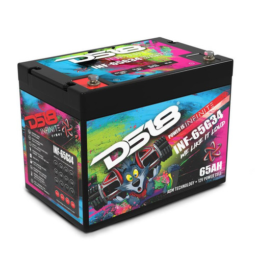 DS18 INF-65G34 - INFINITE 65 AH AGM Group 34 Power Cell 12 Volt Battery