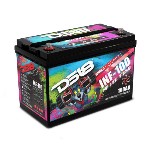 DS18 INF-100 - INFINITE 100 AH AGM Power Cell 12 Volt Battery