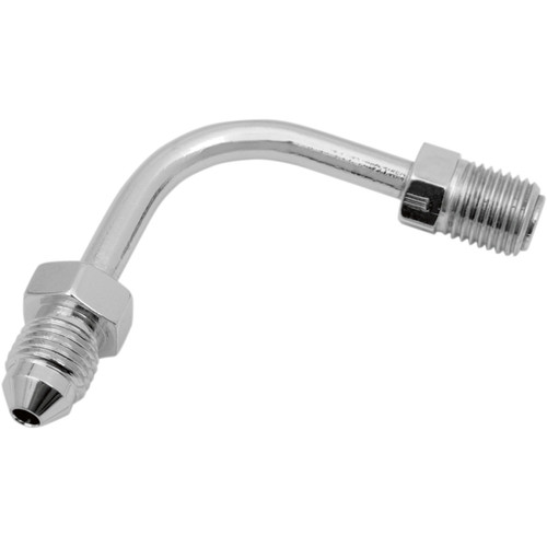 Drag Specialties - #3 Male Fitting - 3/8-24 Inverted Flare - 90° - Short