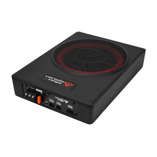 Cerwin Vega VPAS841 - 8" Powered Slim Subwoofer Enclosure with 4 Ch Output for Additional Speakers - VPAS841