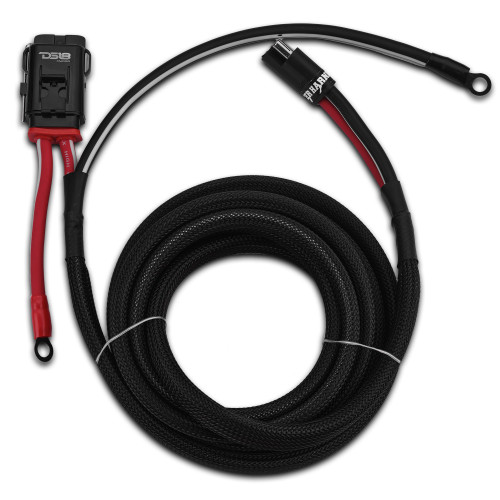 DS18 UTV-KIT6-4DR - UTV 6-Gauge Power Harness Kit – 12ft Power & Ground Cables with Water-Resistant Fuse Holder for 4-Door UTVs