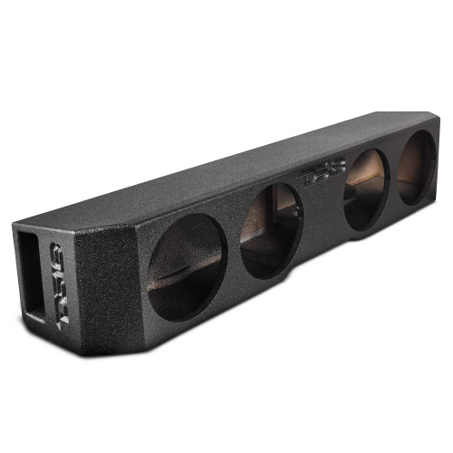 DS18 EBM-FFPGLAD-4X8 - Quad 8” Ported Subwoofer Under-Seat Enclosure for 2018–2026 Jeep Gladiator