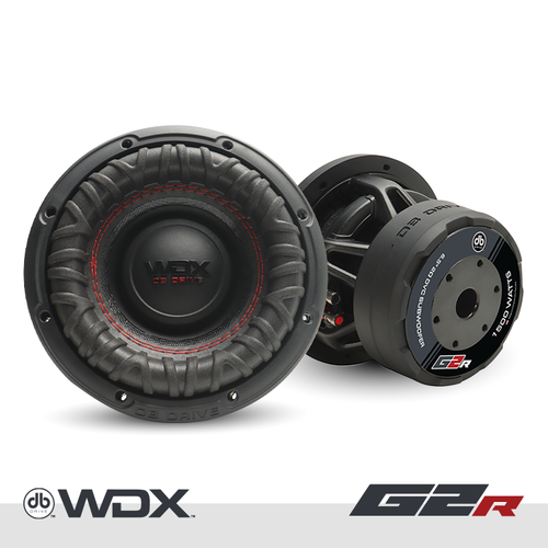 DB Drive WDX6.5G2R.2 - 6.5 in. Dual 2-Ohm Subwoofer