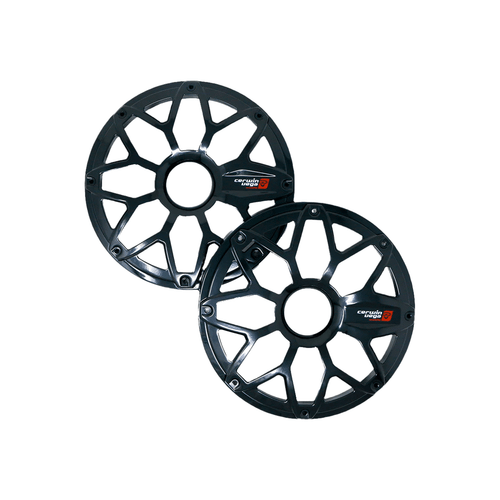 Cerwin Vega SM65FBB - 6.5" RPM Stroker Flush Mount Speaker Grill, Black (Pair) - SM65FBB