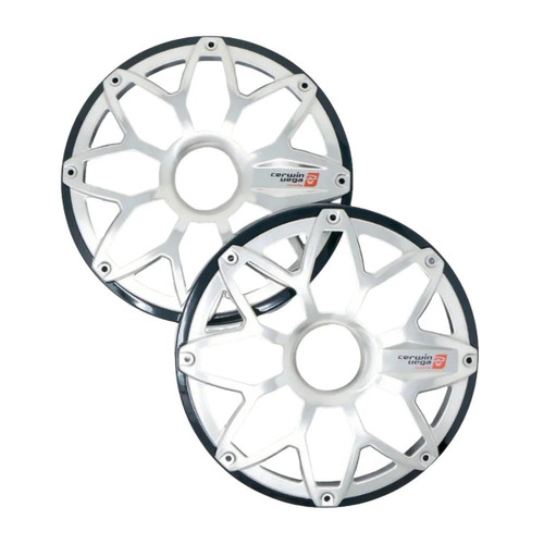 Cerwin Vega SM8FGB - 8" RPM Stroker Flush Mount Speaker Grill, Black (Pair) - SM8FGB
