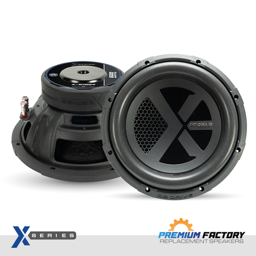 DB Drive X-W10D4 - 10" Dual 4-Ohm Subwoofer