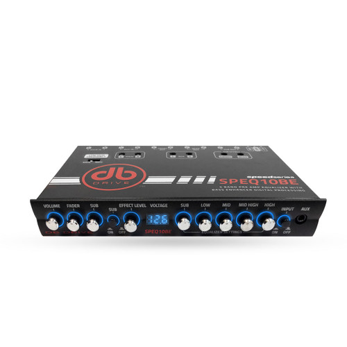 DB Drive SPEQ10BE - 5 Band Pre Amp Equalizer With Bass Enhancer Digital Processing