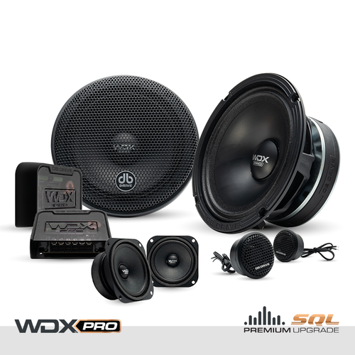 DB Drive WDX-P65C3 - WDX PRO 6.5" 3-Way Component Loudspeaker