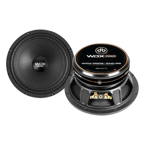 DB Drive WDXPRO8/6NC.8S - 6.5" Wide Freq Range-ProAudio MidBass 1.5in TIL VC papercone w/cloth surround