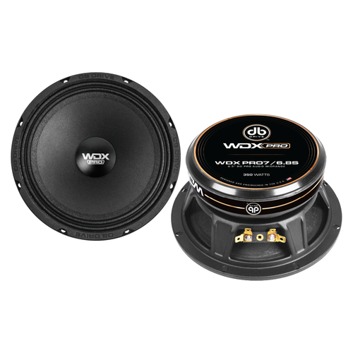 DB Drive WDXPRO7/6.8S - 6.5" Wide Freq Range-ProAudio Mid 1.5in KSV VC papercone w/cloth surround, Ferrite