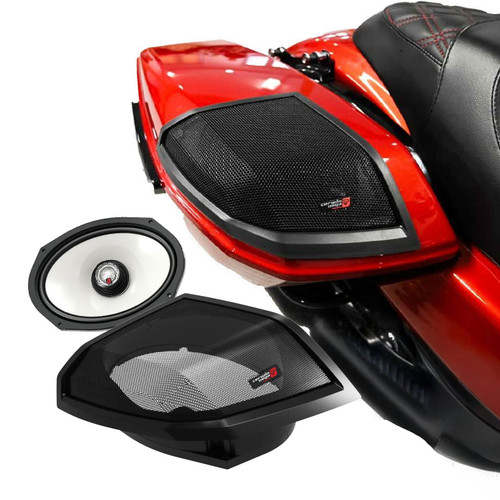 Cerwin Vega RPMSM694LK24 - 2024+ Harley Davidson® Cut-In Lid Kit with SM69F4 (4Ω) Speakers - RPMSM694LK24