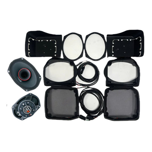 Cerwin Vega RPMPH694LK13 - 1998-2013 Harley Davidson® Cut In Lid Kit with PH694 (4Ω) - RPMPH694LK13