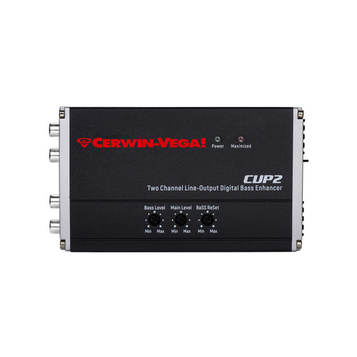 Cerwin Vega CVP2 - 2 Channel Line Output Converter, Digital Bass Enhancer, Includes Remote Control - CVP2