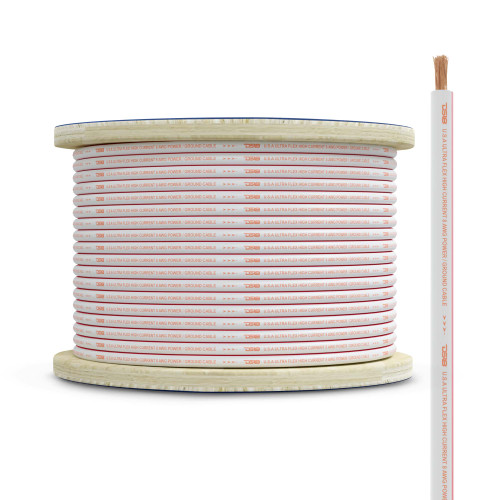 DS18 MOFC8GA100P - 8-GA Marine Grade Tinned 100% Copper OFC Power Wire -100 Feet