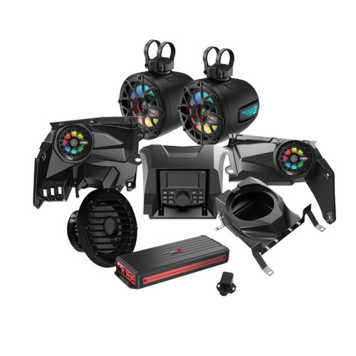 Cerwin Vega RPMX3KD3 - 2017+ Can Am Maverick X3/X3 Max Complete Kit with Amplifier, Subwoofer, Media Audio Player