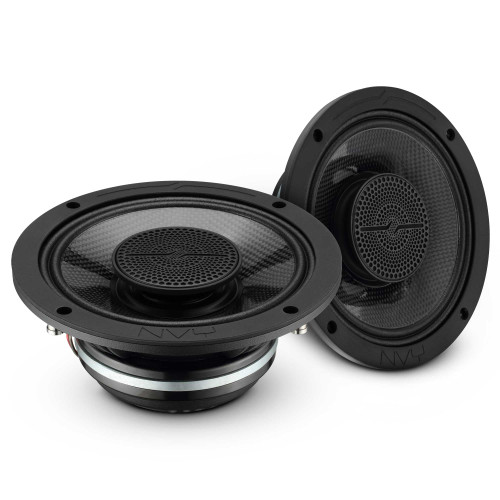 DS18 NVY-6HDCFSL-N2 - 6.5” Slim Hybrid Loudspeakers with Compression Driver, Carbon Fiber Cone and Neodymium Magnet | 250W RMS 2-Ohm