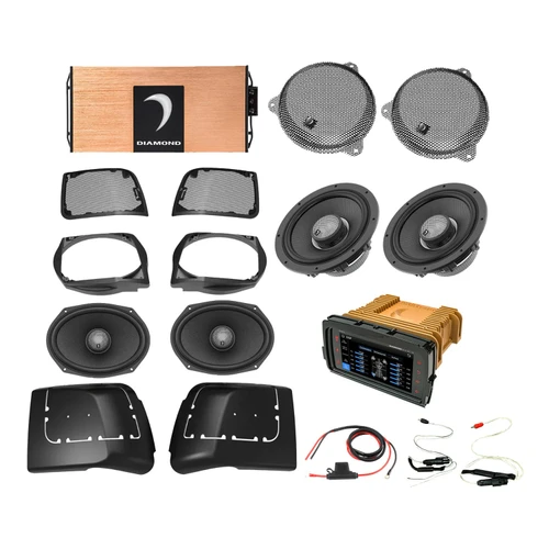 Diamond Audio DA1423SGSP3R - 14 - 23 Harley Davidson® Street Glide 4-Speaker System - DA1423SGSP3R