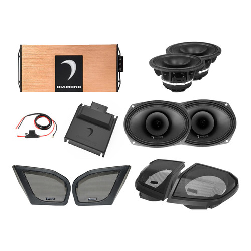 Diamond Audio DA24RGSP4 - 24+ Harley Davidson® Road Glide 4-Speaker System - DA24RGSP4