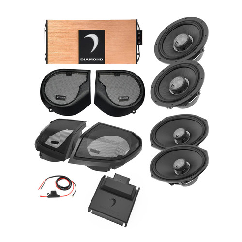 Diamond Audio DA24SGSP3 - 24+ Harley Davidson® Street Glide 4-Speaker System - DA24SGSP3