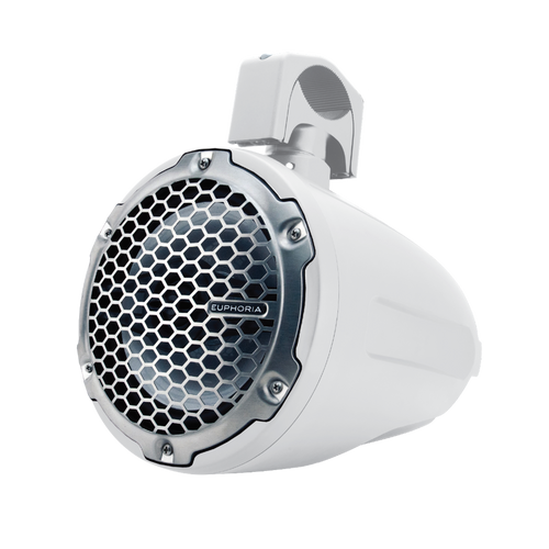 DB Drive ERMT77-W - 7.7" Reference Marine Tower Speaker with RGB Accent Lighting (1 Pair) - WHITE