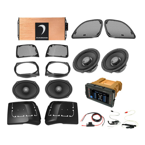 Diamond Audio DA1423RGSP3R - 14 - 23 Harley Davidson® Road Glide 4-Speaker System - DA1423RGSP3R