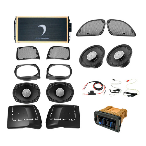 Diamond Audio DA1423RGSP5R - 14 - 23 Harley Davidson® Road Glide 4-Speaker System - DA1423RGSP5R