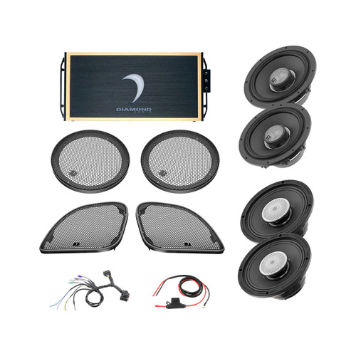 Diamond Audio DA1423RGTP3 - 14 - 23 Harley Davidson® Road Glide 4-Speaker System - DA1423RGTP3