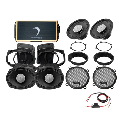 Diamond Audio DA9813SGSP5 - 98 - 13 Harley Davidson® Street Glide 4-Speaker System - DA9813SGSP5