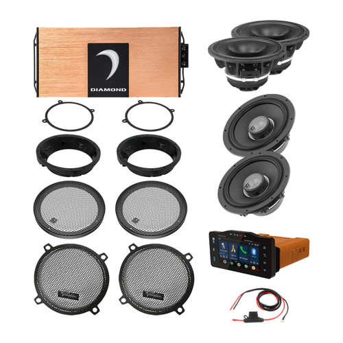 Diamond Audio DA9813SGTP2R - 98 - 13 Harley Davidson® Street Glide 4-Speaker System - DA9813SGTP2R