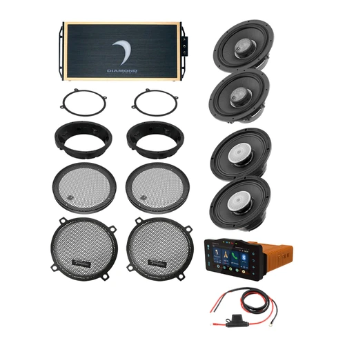 Diamond Audio DA9813SGTP3R - 98 - 13 Harley Davidson® Street Glide 4-Speaker System - DA9813SGTP3R