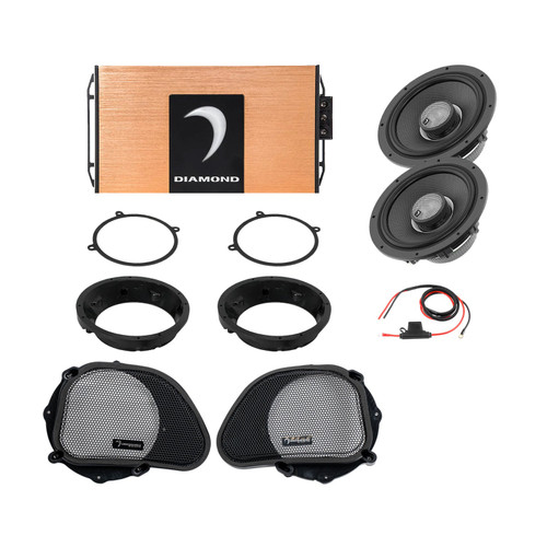 Diamond Audio DA9813RGSP1 - 98 - 13 Harley Davidson® Road Glide 2-Speaker System - DA9813RGSP1