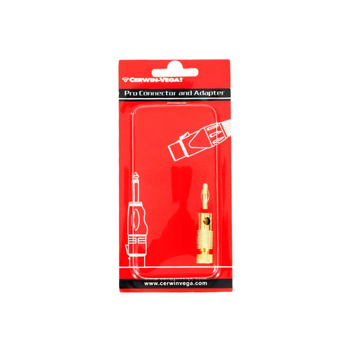 Cerwin Vega CBLSBP15R - Banana Plug Single Red - CBLSBP15R