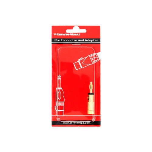 Cerwin Vega CBLSBP15B - Banana Plug Single Black - CBLSBP15B
