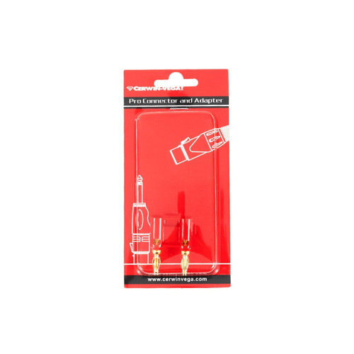 Cerwin Vega CBLDBP15R - Banana Plug Dual Red - CBLDBP15R
