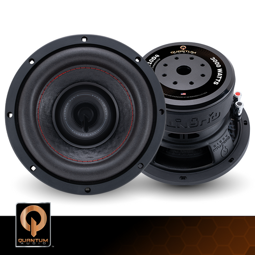 DB Drive QPW3000/8D4 - 8" Dual 4-Ohm Subwoofer