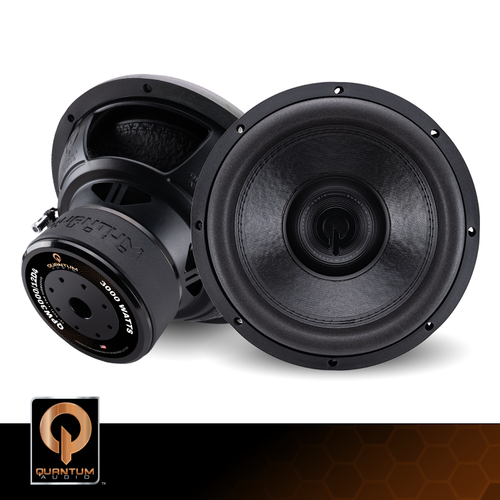 DB Drive QPW3000/12D4 - 12" Dual 4-Ohm Subwoofer