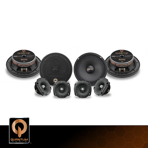 DB Drive QPRO6K4MT - 6.5" PRO Audio Component Kit (4 Mids / 4 Tweeters)