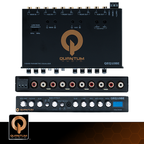 DB Drive QEQ10BE - 5 Band Eq W/ Bass Enhancer & Battery Voltage Display
