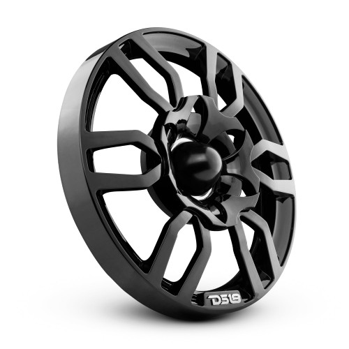 DS18 PRO-GRT8BK - 8" Speaker Grill with Built-in 1.75" Voice Coil Neodymium Bullet Tweeter 250 Watts
