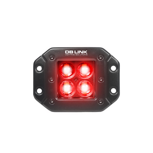 DB Drive DBFM4K-BL - 4/5 Watt Led Flush Mount Reverse Lights With Brake Light Function