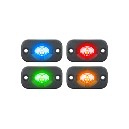DB Drive DBSMRGB-4 - 4 in. Surface Mount Flood Light Kit W/RGB Accent Lighting