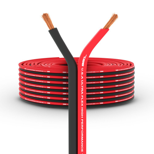DS18 _@@@SW-12GA-100RB@@@ - 12-GA Ultra Flex CCA Speaker Wire 100 Ft