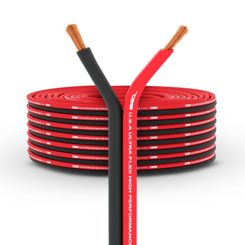 DS18 _@@@SW-16GA-100RB@@@ - 16-GA Ultra Flex CCA Speaker Wire 100 Ft