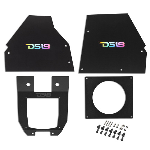 DS18 CA-X3DASHDN - Can-Am Maverick X3 Lower Bracket Kit for MRX150 Head-Unit with Center Console Covers and LED Badges