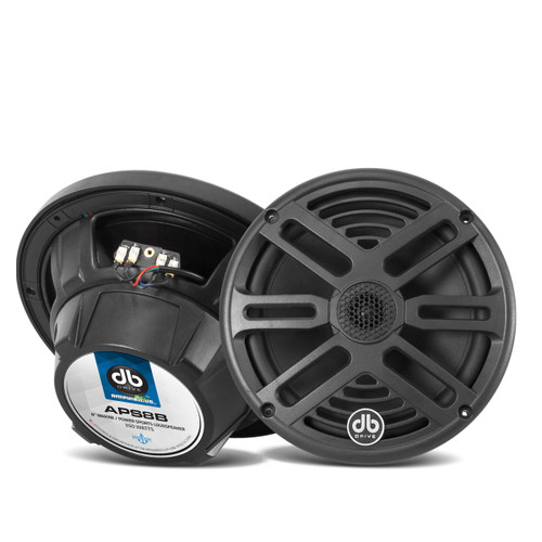 DB Drive APS8B - 8" 2-Way Marine Loudspeakers (Black) (1 Pair)