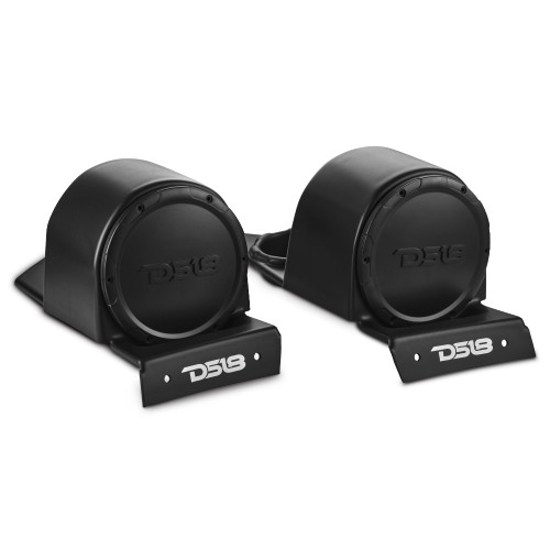 DS18 SLG-HD6 - Polaris Slingshot Headrest Speaker Pods 4x 6.5" Empty Enclosures | 2015 - Current