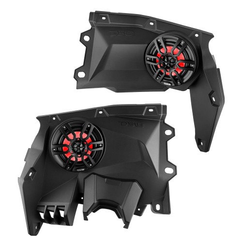 DS18 CA-X3DS6LD - Can-Am Maverick X3 Dashboard Panel Loaded with 6.5" Speaker and RGB Lights
