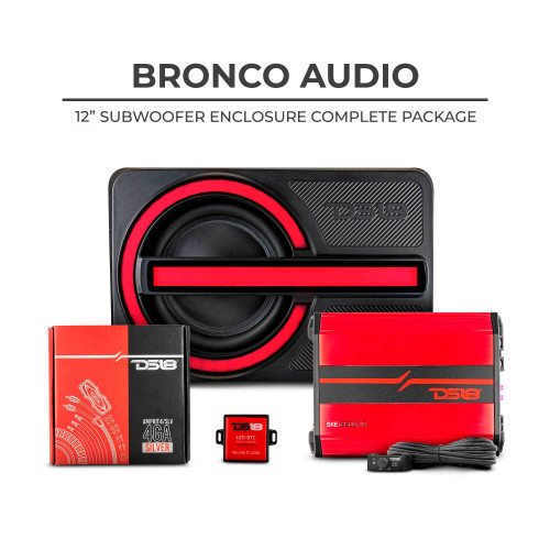 DS18 BRO-BASSPKG - Bronco 6th Gen BRO-BASS Package 12” Subwoofer Enclosure Complete Package